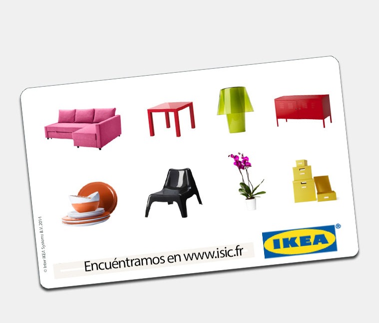 5€ de réduction sur les e-cartes cadeaux IKEA de 50€