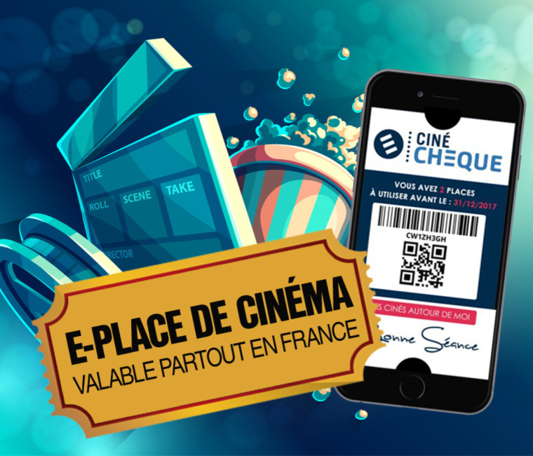 6,50€ la e-place de cinéma valable partout en France